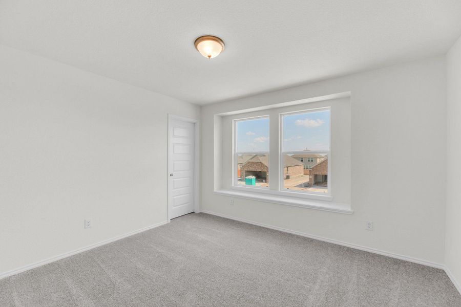 Spacious, unfurnished interior of a new home in Salerno - Heritage Collection, Round Rock (Image 26). Spacious, unfurnished interior of a new home in Salerno - Heritage Collection, Round Rock (Image 26).