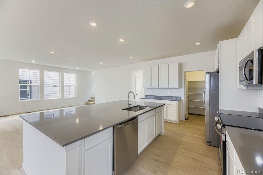 Furnished interior view inside a new home in Sterling Ranch: The Skyline Collection, Littleton (Image 5).