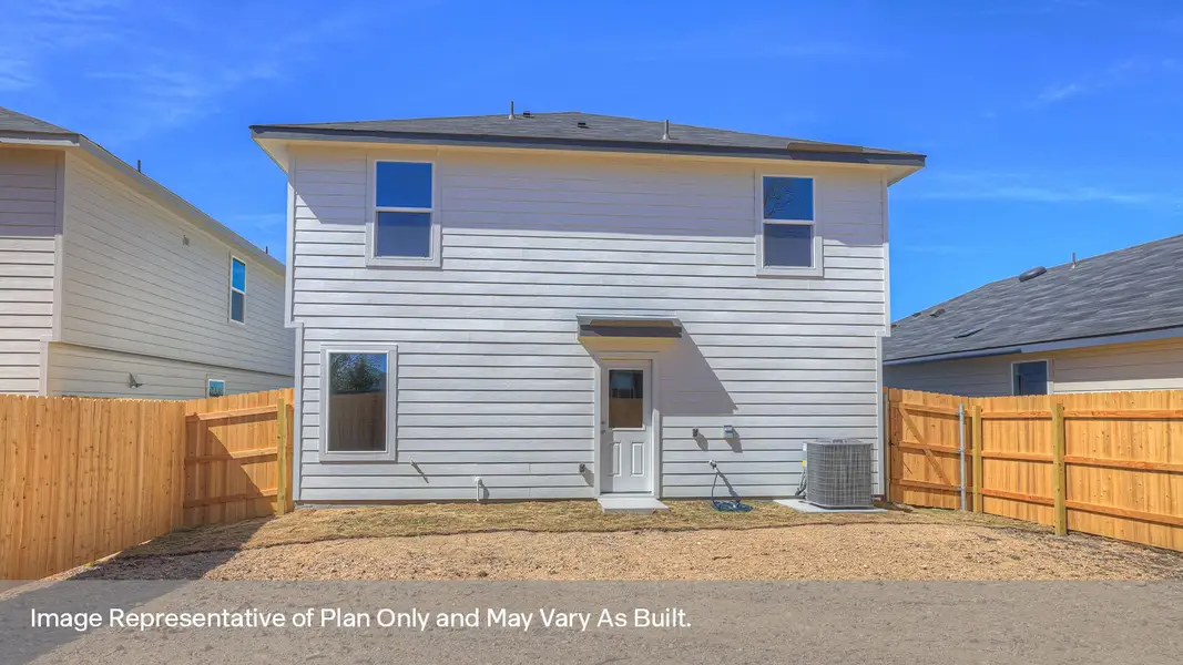 Exterior details and patio area of a home in Spring Valley, New Braunfels (Image 3).