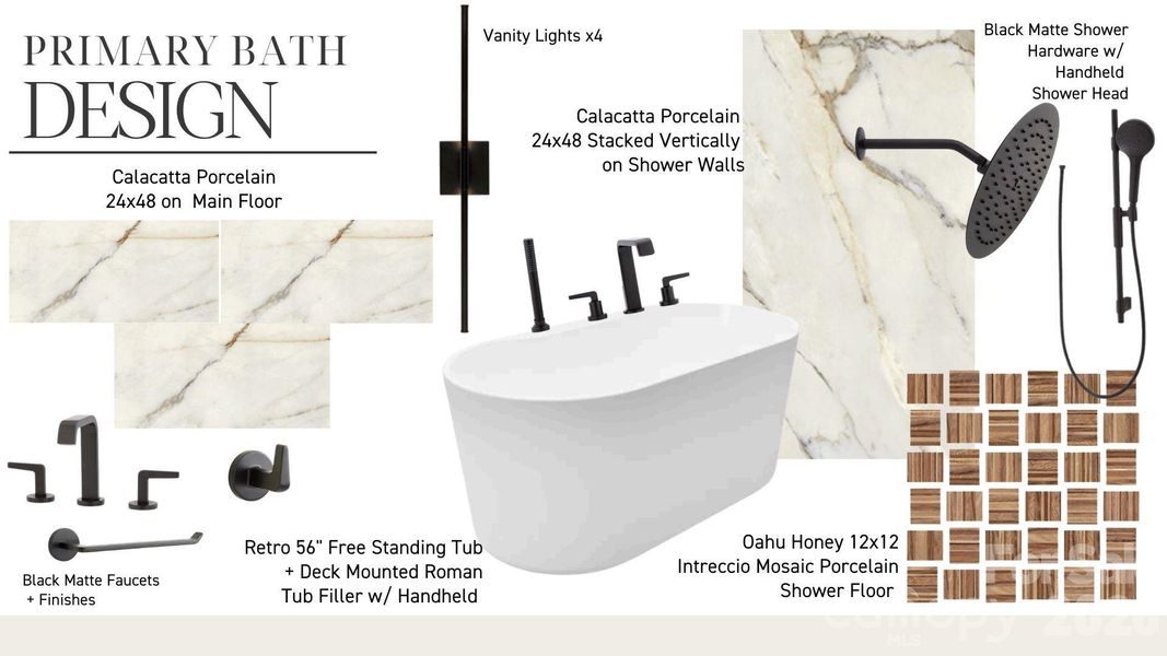 Design subject to change based on pricing and availability