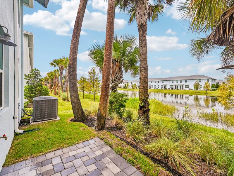 Exterior details and patio area of a home in Tidewater, Fort Pierce (Image 3).