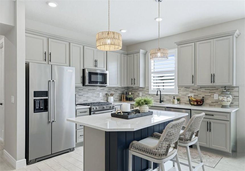 Furnished interior view inside a new home in , Parrish (Image 12).