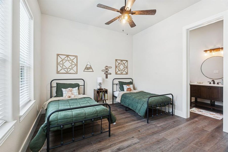 Furnished interior view inside a new home in , Highland Village (Image 31).