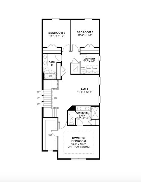 2D floor plan layout for the Sandestin - Avenue Collection by M/I Homes in Lake Star at Ovation, Winter Garden, FL (Image 3). 2D floor plan layout for the Sandestin - Avenue Collection by M/I Homes in Lake Star at Ovation, Winter Garden, FL (Image 3).