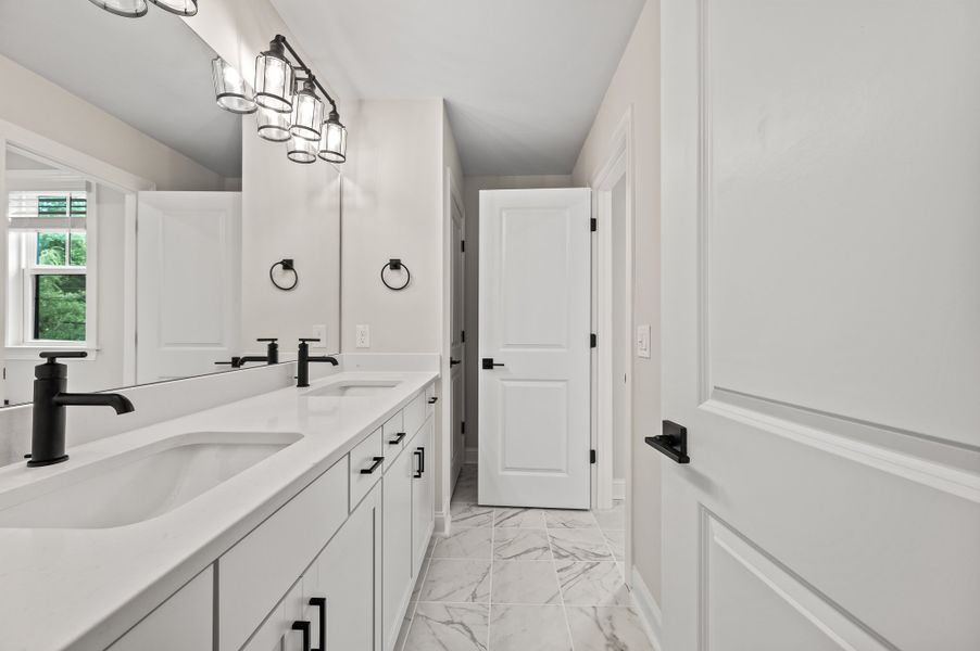 Representative furnished interior of a home built from the Avery by Hunter Quinn Homes in Beaufort County Homes, Beaufort (Image 7).