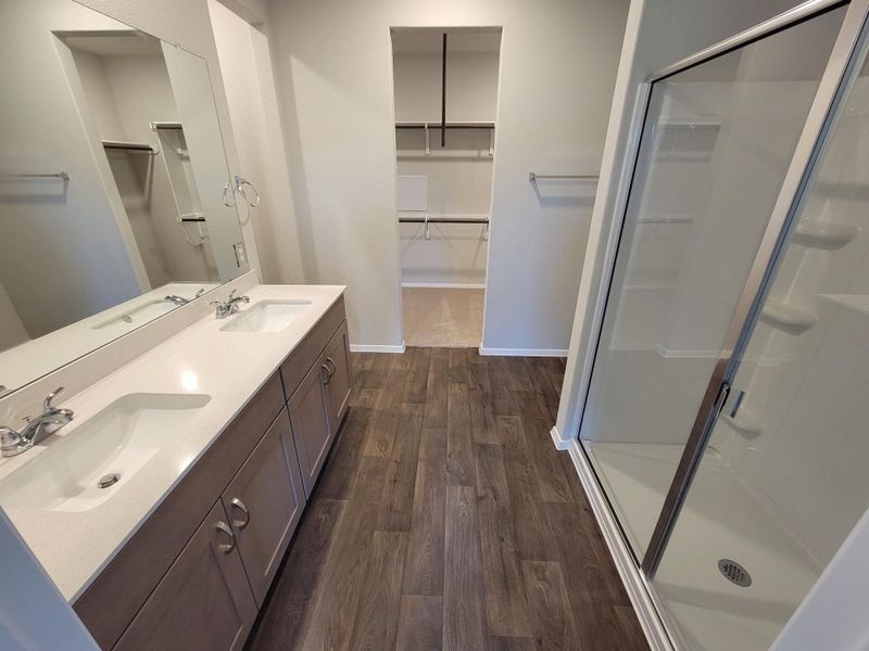 Furnished interior view inside a new home in Cloverleaf, Austin (Image 10). Furnished interior view inside a new home in Cloverleaf, Austin (Image 10).