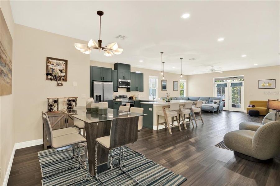 Furnished interior view inside a new home in , Tampa (Image 7).