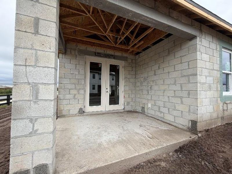 Exterior details and patio area of a home in Sunbrooke, St. Cloud (Image 2). Exterior details and patio area of a home in Sunbrooke, St. Cloud (Image 2).
