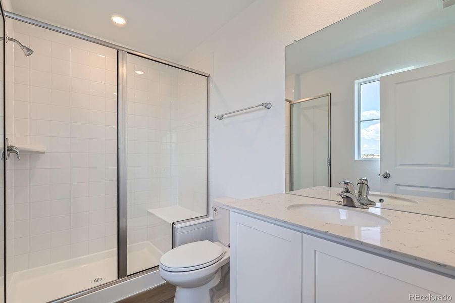 Furnished interior view inside a new home in Eastcreek Farm: Paired Homes, Thornton (Image 5).