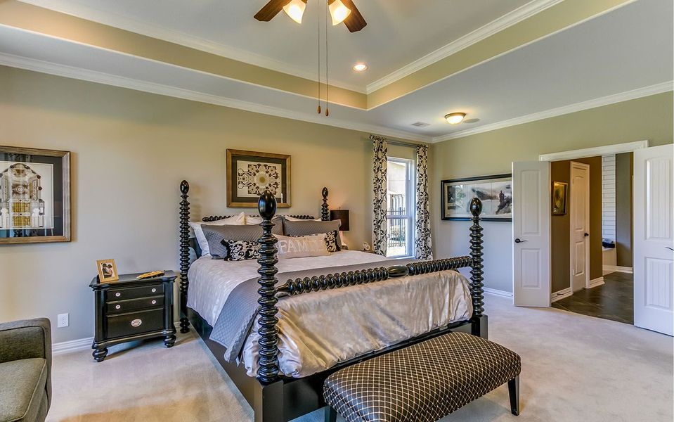Furnished interior view inside a new home in Marvida, Cypress (Image 19).