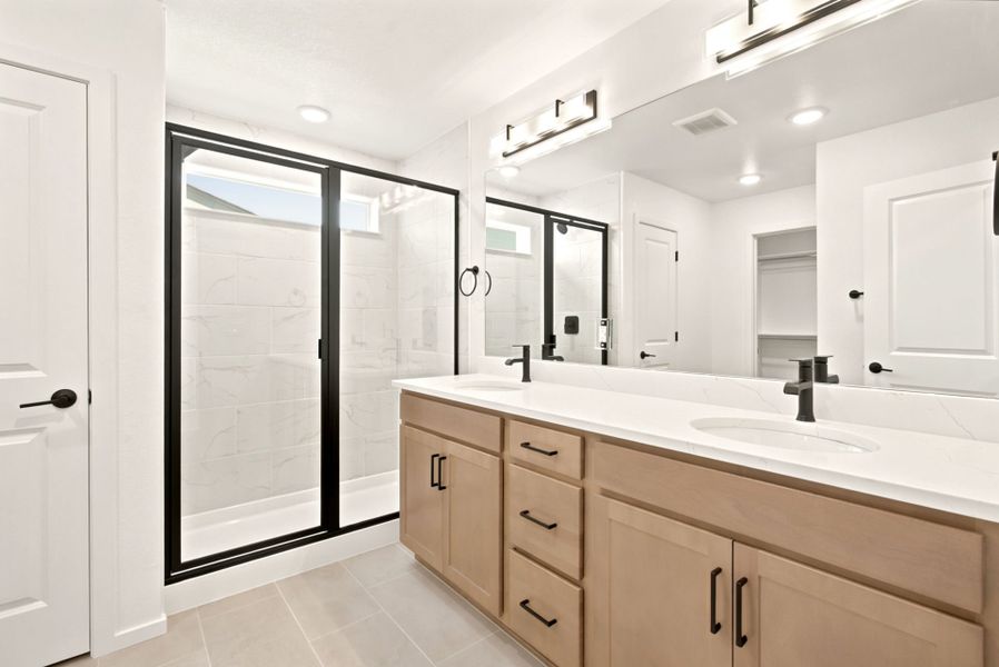 Furnished interior view inside a new home in Cordovan, Firestone (Image 5).