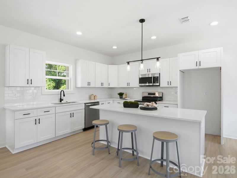 Furnished interior view inside a new home in , Charlotte (Image 6).