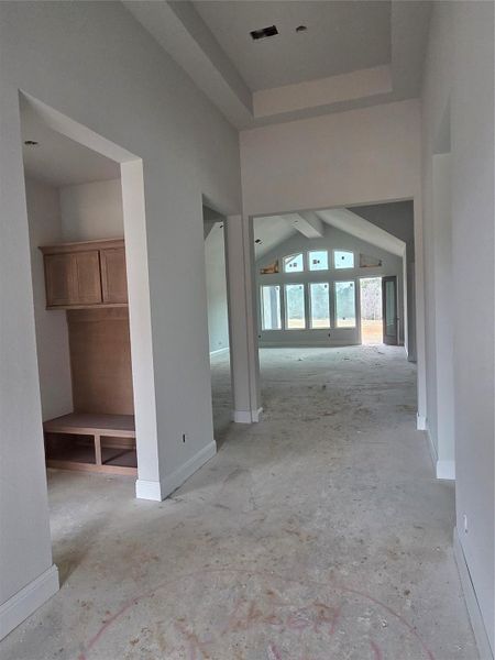 In-progress construction of a new home in Evergreen 70', Conroe, TX (Image 4).