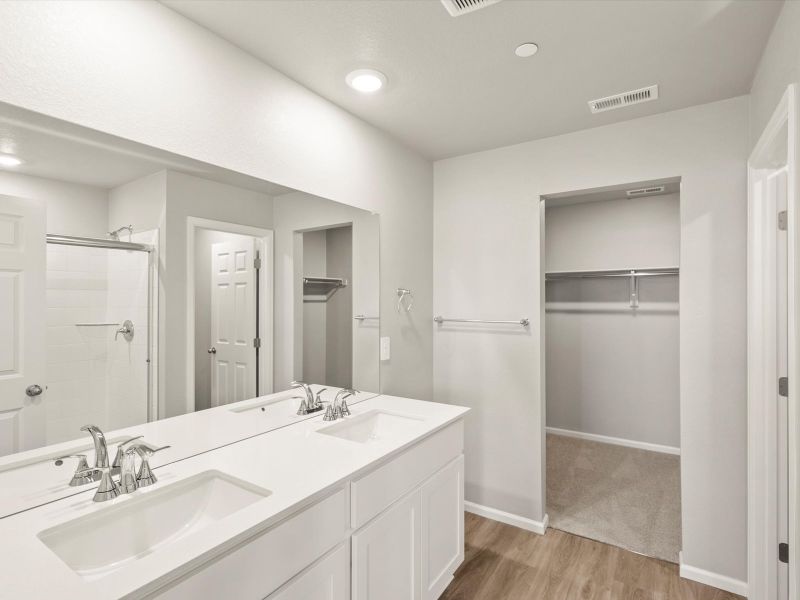 Furnished interior view inside a new home in Poudre Heights: The Meadow Collection, Windsor (Image 3).