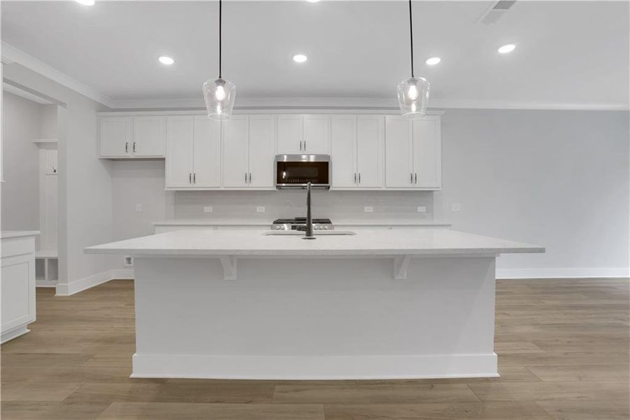 Furnished interior view inside a new home in , Dawsonville (Image 6).