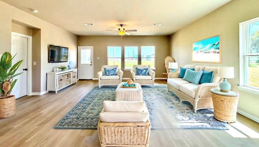 Virtually Staged Pic of Living Area Virtually Staged Pic of Living Area