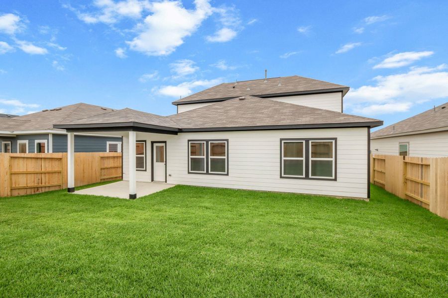Exterior details and patio area of a home in Maple Woods, Hockley (Image 4).