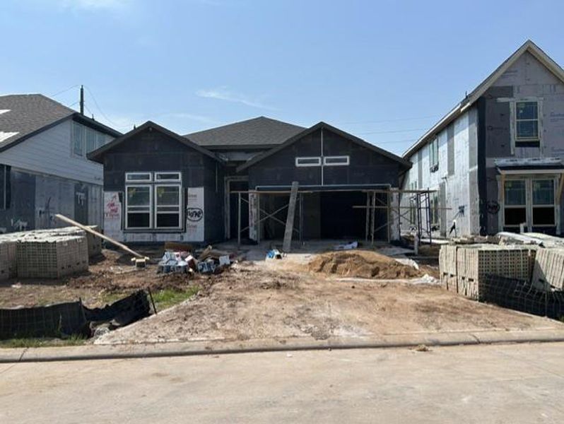 In-progress construction of a new home in , Missouri City, TX (Image 9).