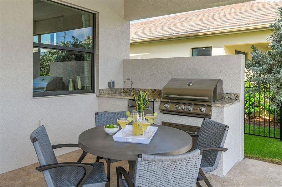 Exterior details and patio area of a home in Cresswind Lakewood Ranch, Lakewood Ranch (Image 24). Exterior details and patio area of a home in Cresswind Lakewood Ranch, Lakewood Ranch (Image 24).