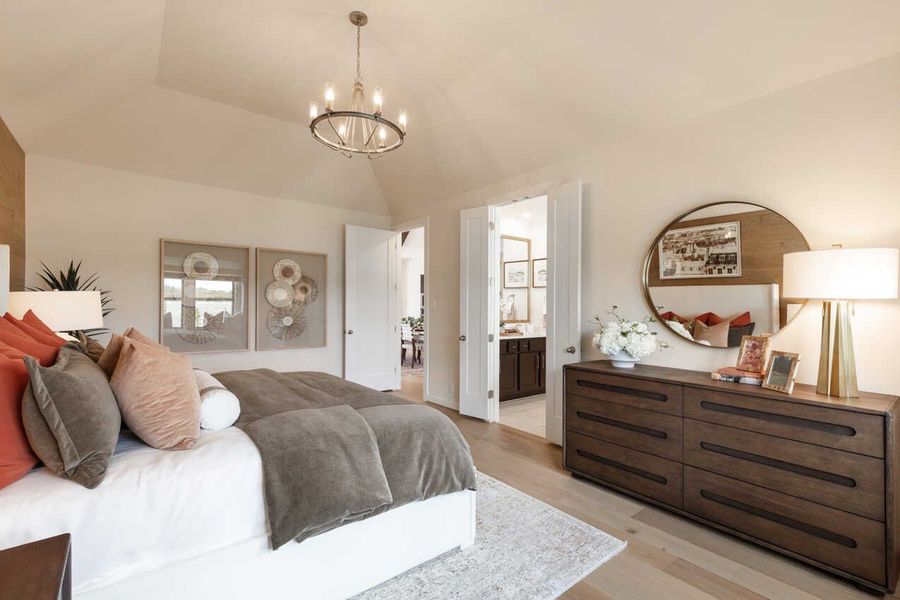 Representative Primary Bedroom - some options shown