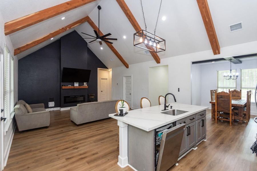 Furnished interior view inside a new home in , Livingston (Image 18).