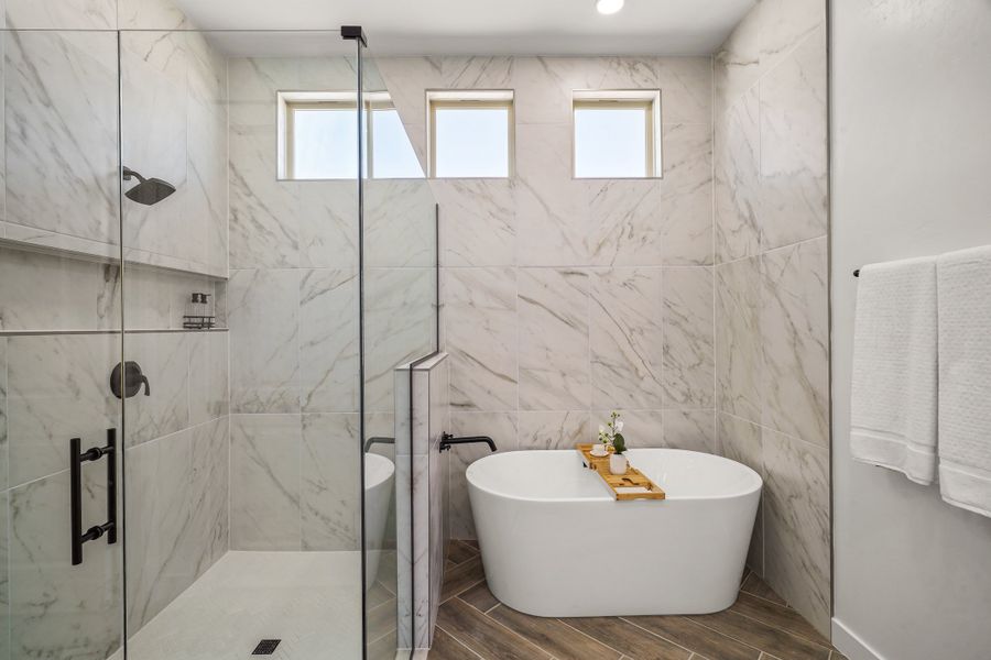 Representative furnished interior of a home built from the Escondido by LEH. Homes in Verdancia, El Paso (Image 63).