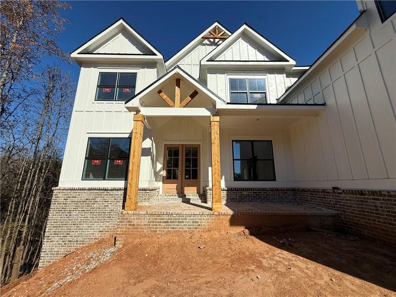 In-progress construction of a new home in , Hoschton, GA (Image 50).