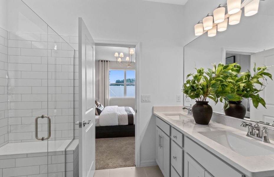 Representative furnished interior of a home built from the Heston by Pulte Homes in Canopy Preserve, Deland (Image 14).