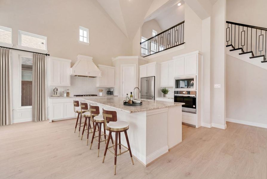 Furnished interior view inside a new home in Somercrest, Midlothian (Image 9).