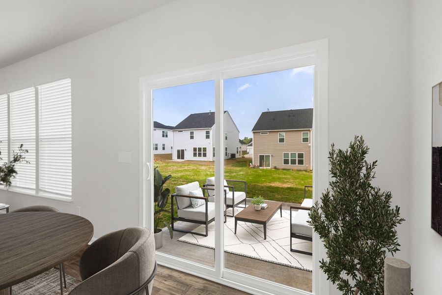 Dining Area and Patio Dining Area and Patio