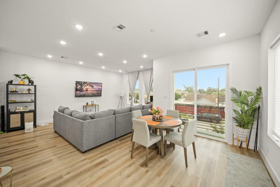Furnished interior view inside a new home in , Houston (Image 14).