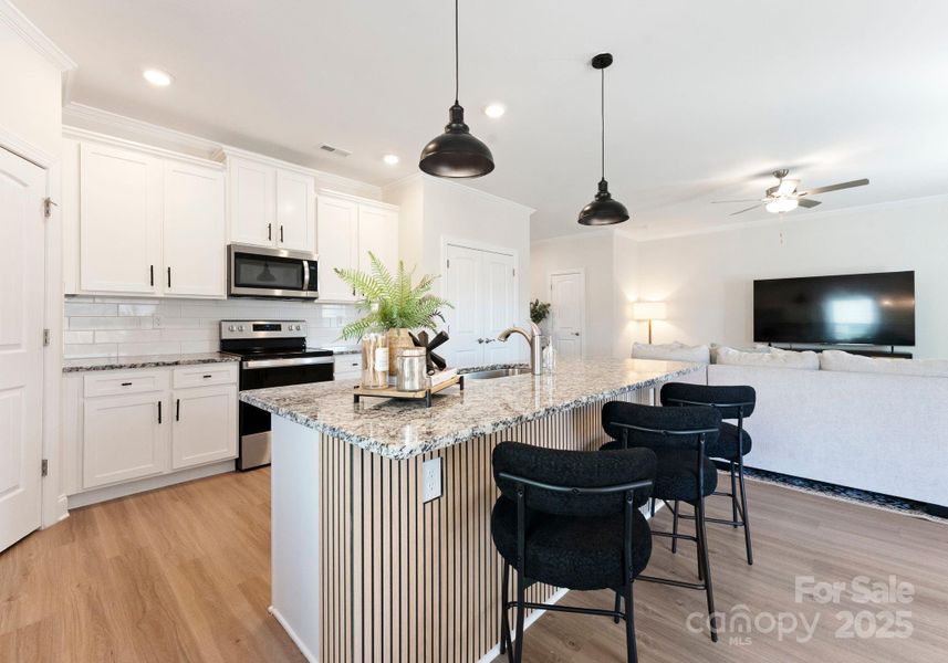 Furnished interior view inside a new home in , Troutman (Image 17).