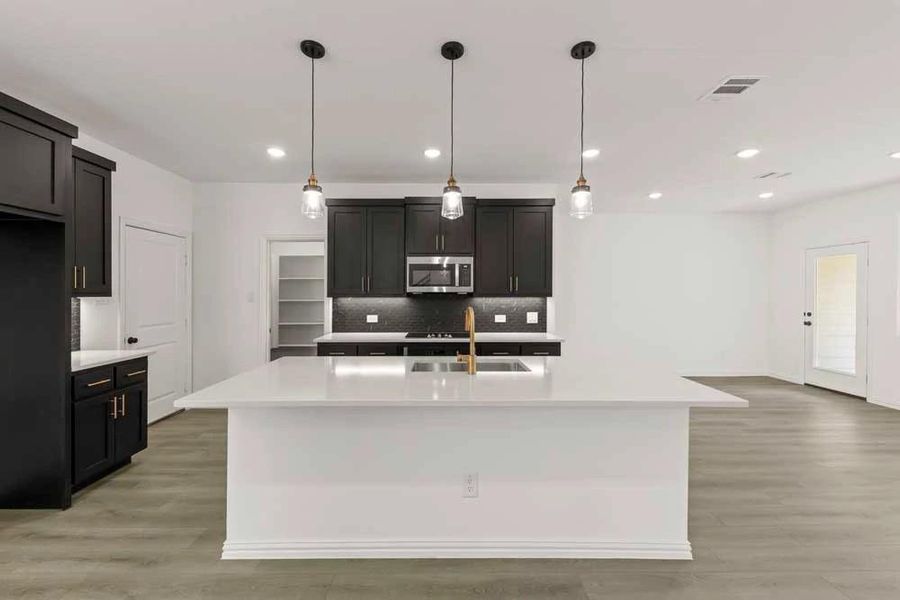 Furnished interior view inside a new home in Sereno Oaks at Buckner Terrace, Dallas (Image 13). Furnished interior view inside a new home in Sereno Oaks at Buckner Terrace, Dallas (Image 13).