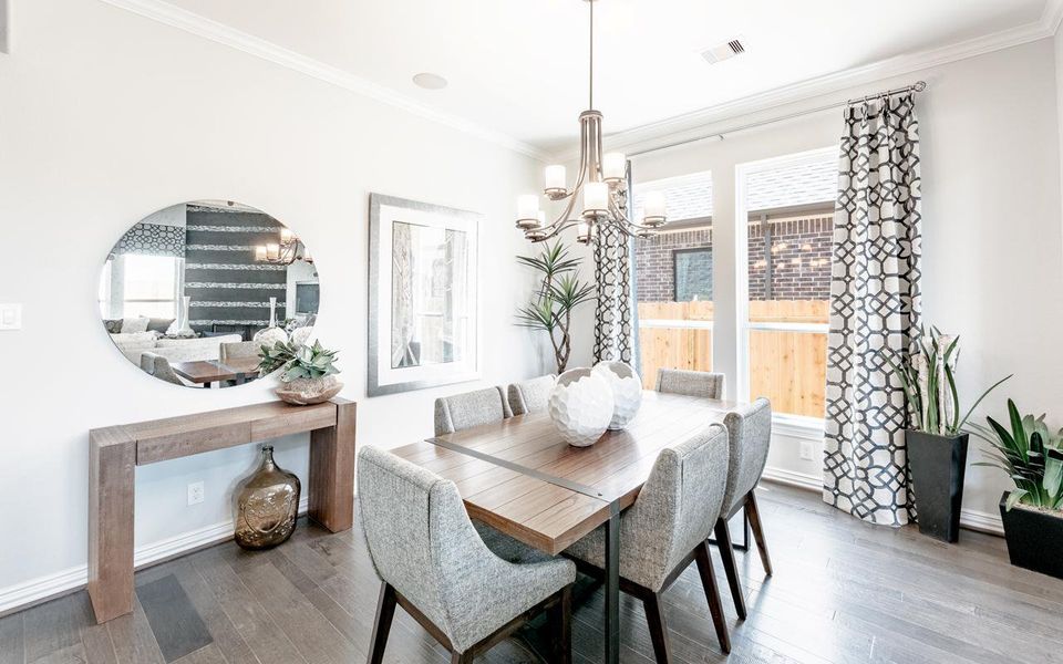 Furnished interior view inside a new home in High Park Hill, Arrington (Image 11).