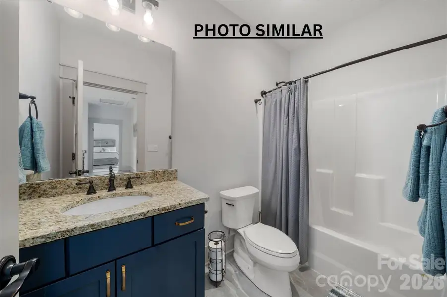Furnished interior view inside a new home in , Hendersonville (Image 8).