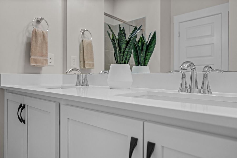 Close-up of interior finishes inside a home in Allen Park, Raleigh (Image 15).