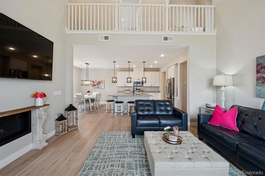 Furnished interior view inside a new home in Chatfield Bluffs, Littleton (Image 35).