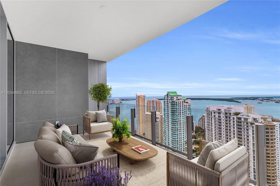 Condo located in Miami, FL showcasing its design and architecture (Image 3). Condo located in Miami, FL showcasing its design and architecture (Image 3).