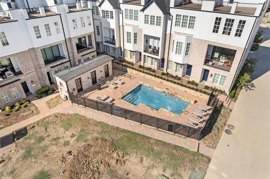 Community pool within walking distance