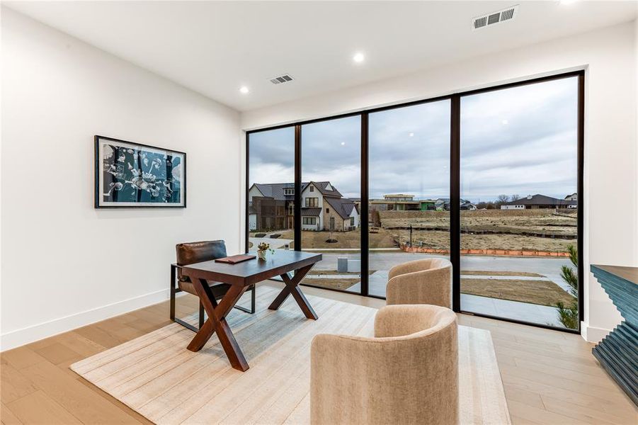 Furnished interior view inside a new home in , Heath (Image 11).