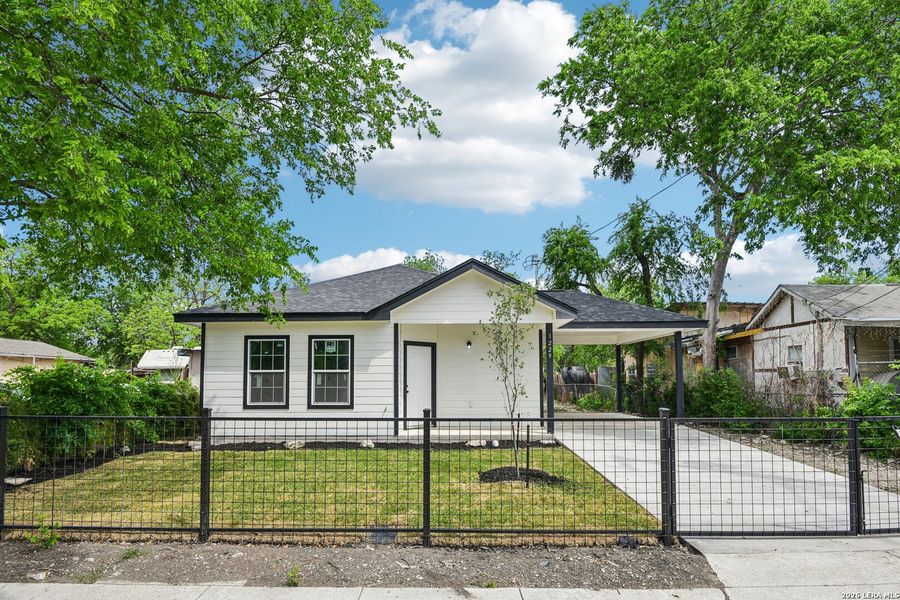Front exterior of a new home in , San Antonio, TX, highlighting curb appeal (Image 2). Front exterior of a new home in , San Antonio, TX, highlighting curb appeal (Image 2).