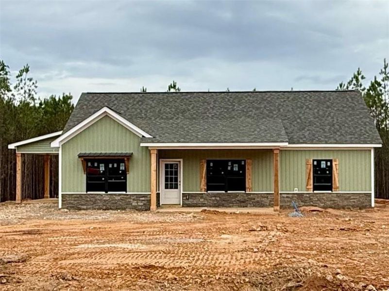 In-progress construction of a new home in , Tallapoosa, GA (Image 36).