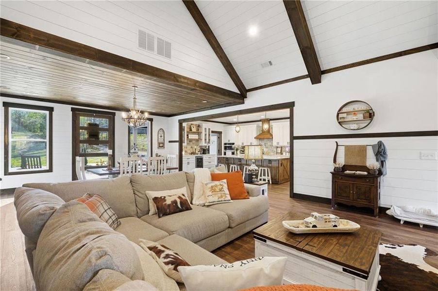 Furnished interior view inside a new home in , Talking Rock (Image 43).