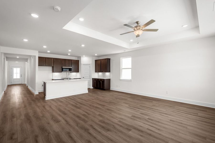 Representative unfurnished interior of a home built from the The Cottonwood E by Davidson Homes LLC in Woods Crossing, Gallatin (Image 24).