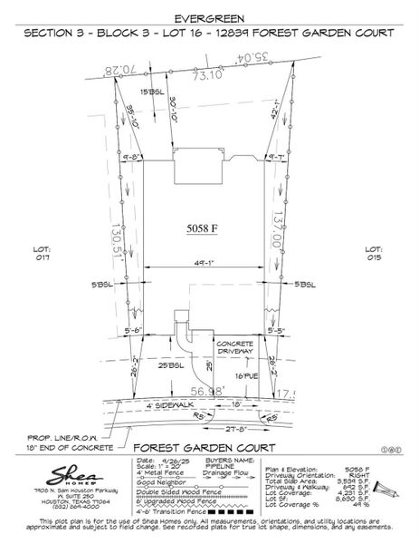 Image 3 of a home in Evergreen 60'. Image 3 of a home in Evergreen 60'.