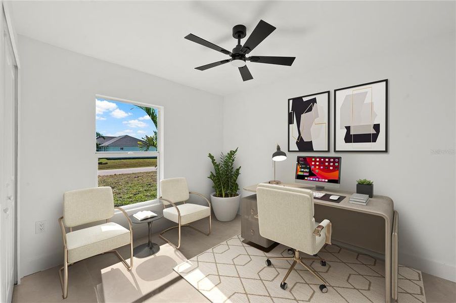 Furnished interior view inside a new home in , Cape Coral (Image 18).