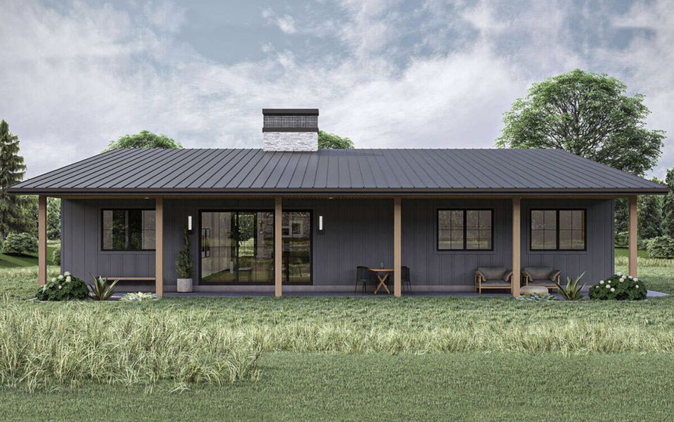 Representative exterior photo of a completed home built from the Sterling by Zeal Home Builders in Saddle Crest Estates, Weatherford, TX (Image 15).