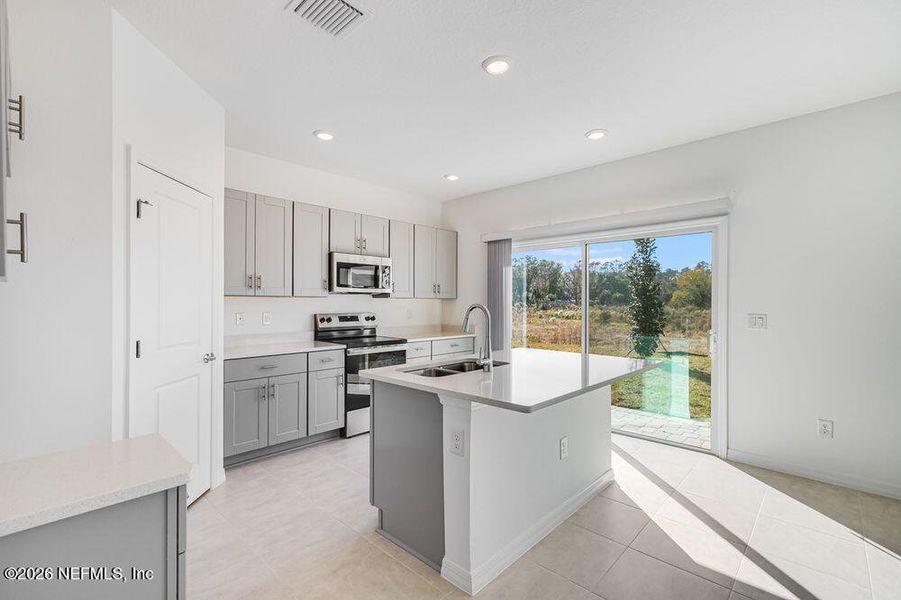 Furnished interior view inside a new home in Coopers Meadow, Jacksonville (Image 4).