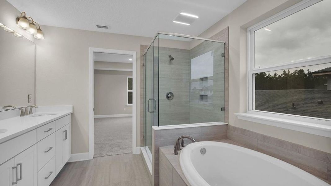 Representative furnished interior of a home built from the The Fanning by Providence Homes (Florida) in Reflections at Nocatee, Nocatee (Image 11).