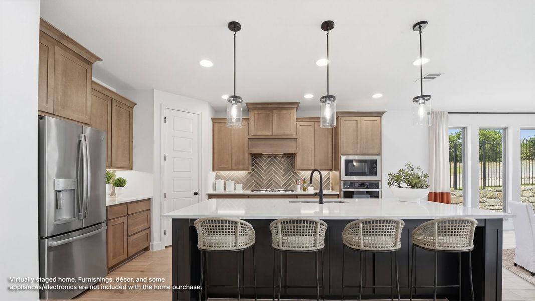 Furnished interior view inside a new home in The Heights at Uptown Celina, Celina (Image 5).